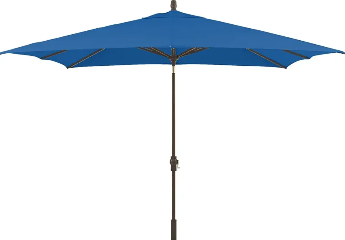 Seaport 8 x 10 Rectangle Pacific Blue Outdoor Umbrella