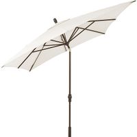Seaport 8 x 10 Rectangle Ivory Outdoor Umbrella