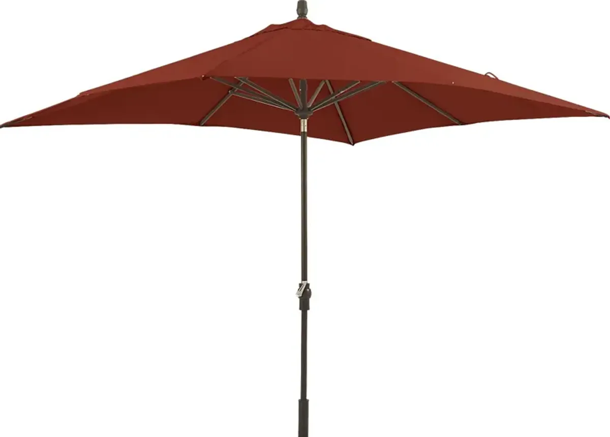 Seaport 8 x 10 Rectangle Terracotta Outdoor Umbrella