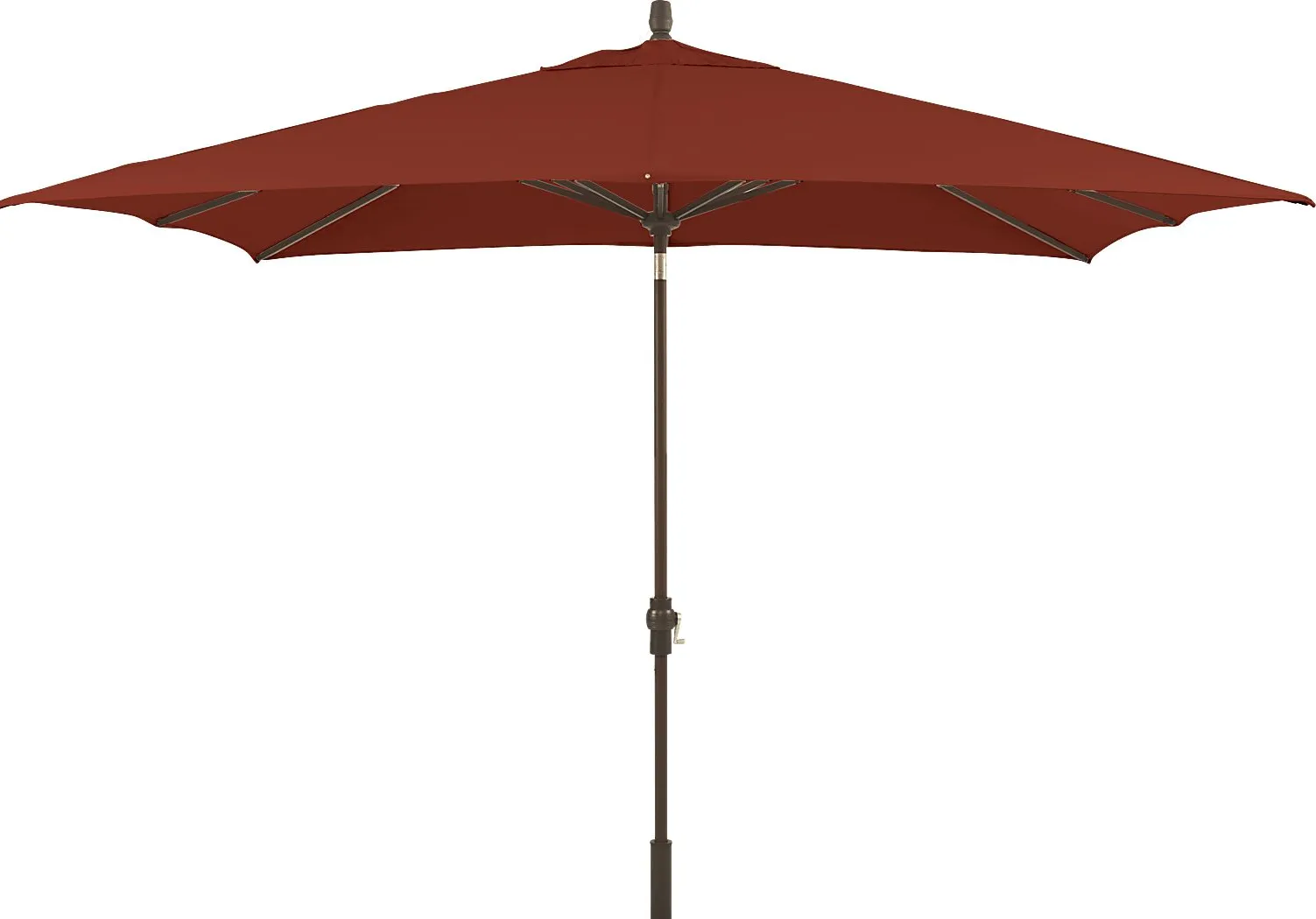 Seaport 8 x 10 Rectangle Terracotta Outdoor Umbrella