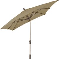 Seaport 8 x 10 Rectangle Beige Outdoor Umbrella