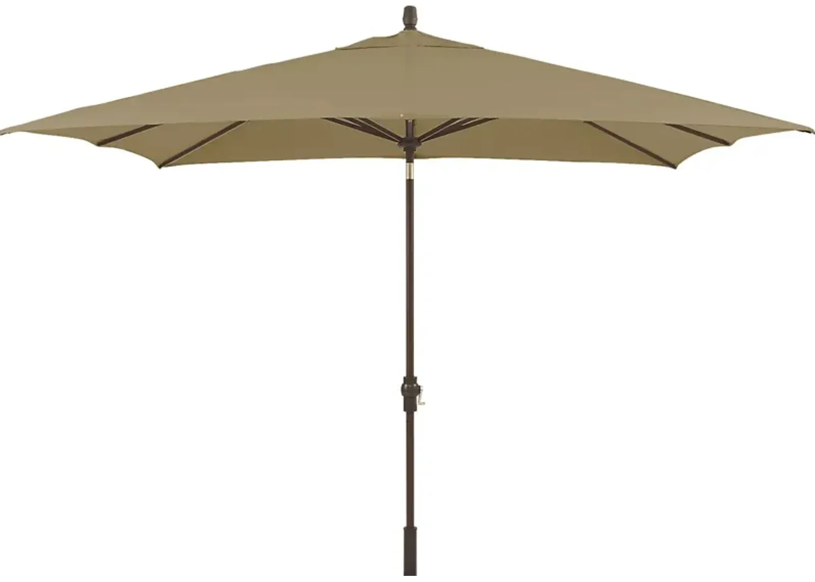 Seaport 8 x 10 Rectangle Heather Beige Outdoor Umbrella