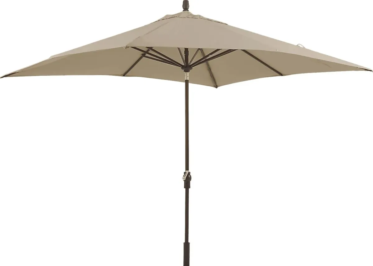 Seaport 8 x 10 Rectangle Flax Outdoor Umbrella