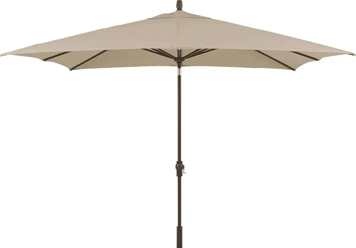 Seaport 8 x 10 Rectangle Flax Outdoor Umbrella