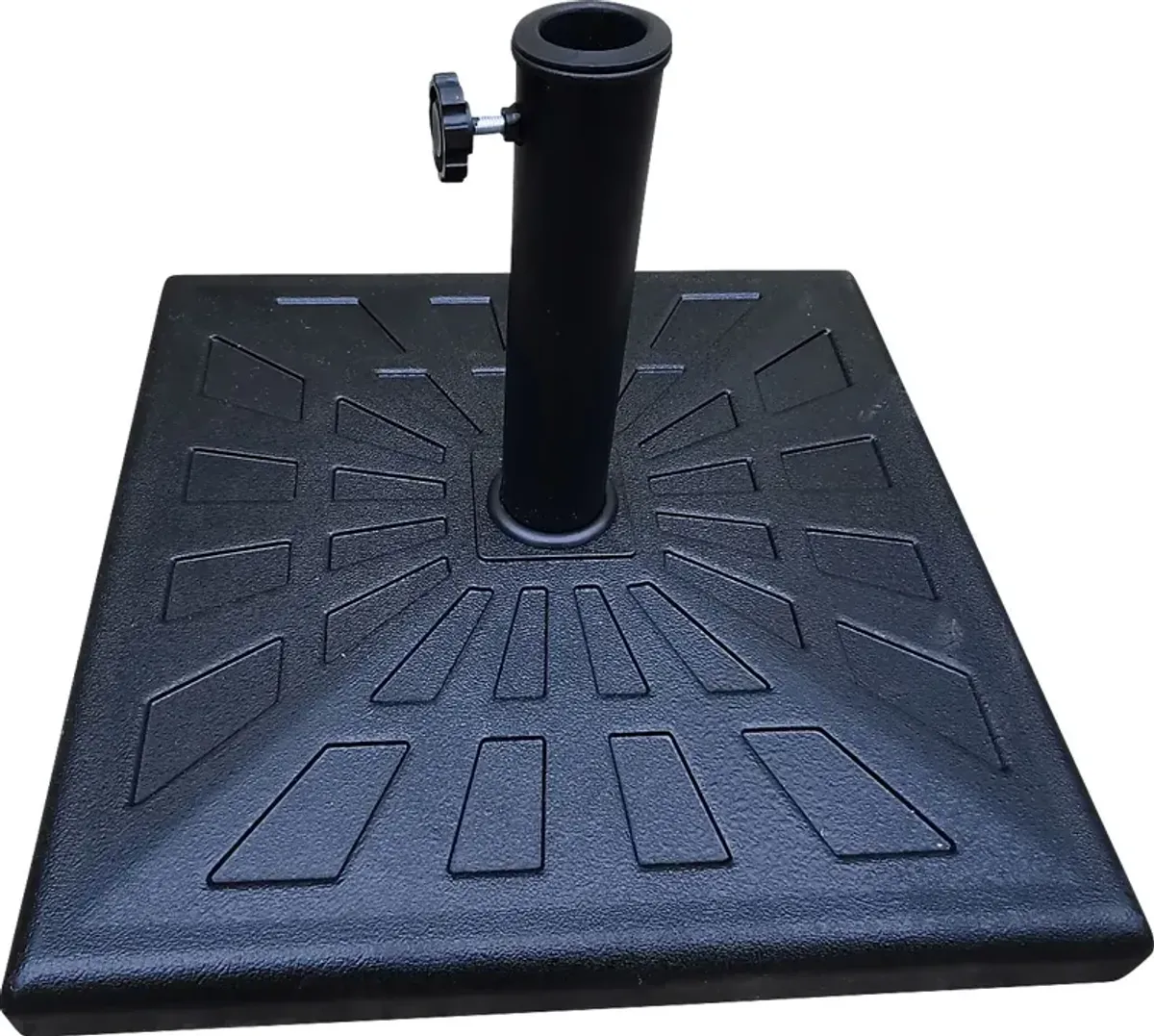 Outdoor Emerence Gray Umbrella Base