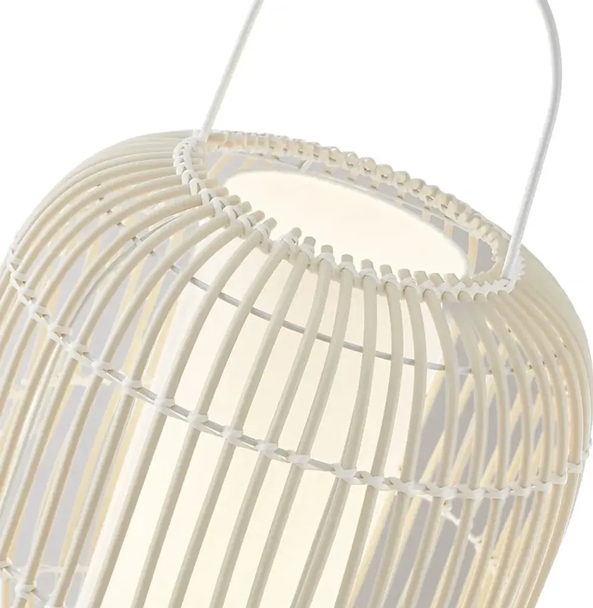 Bunyard Post White Outdoor Lamp