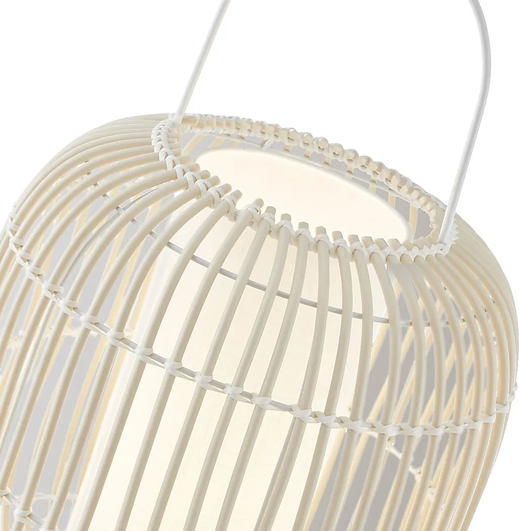 Bunyard Post White Outdoor Lamp