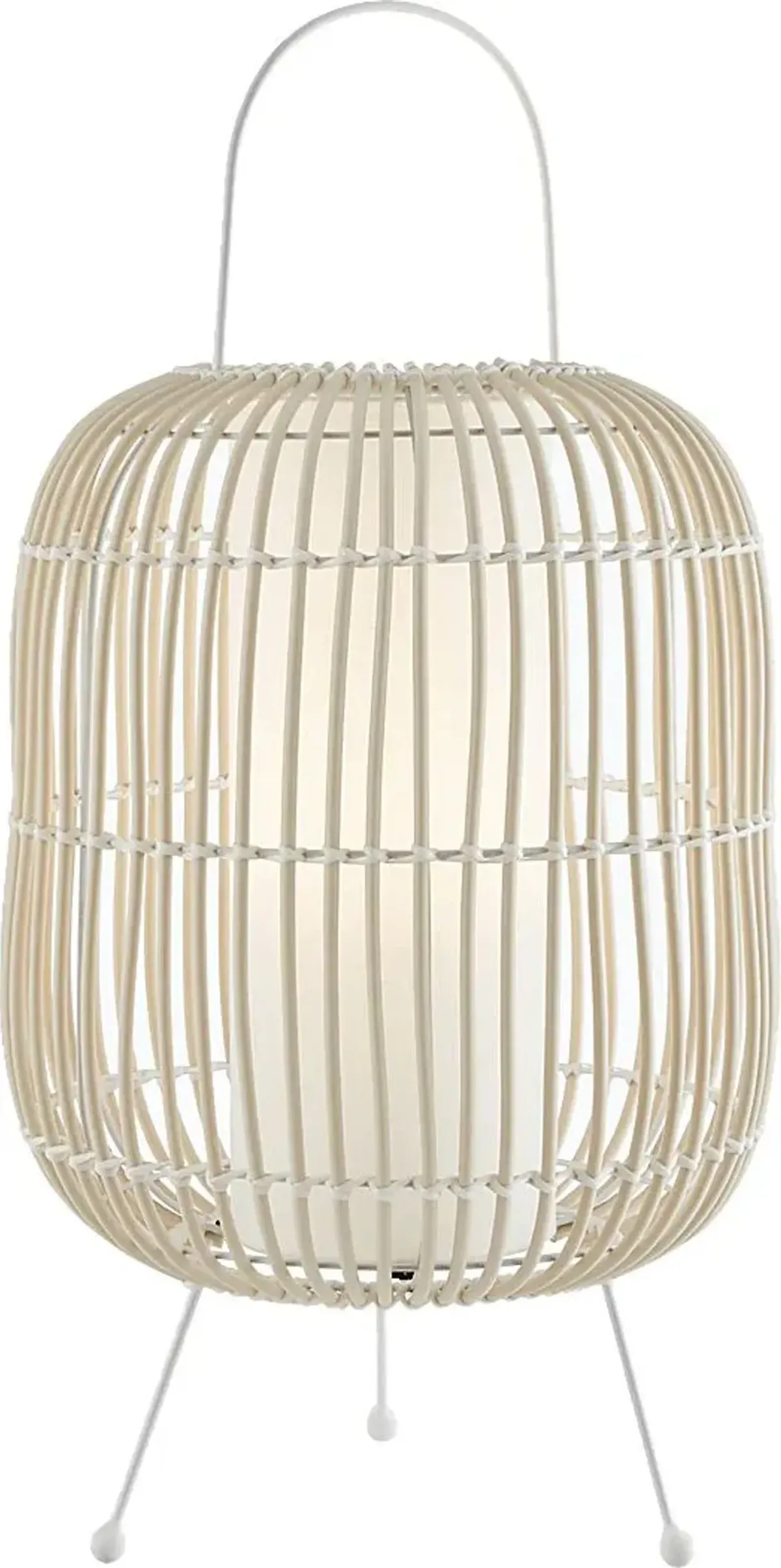 Bunyard Post White Outdoor Lamp