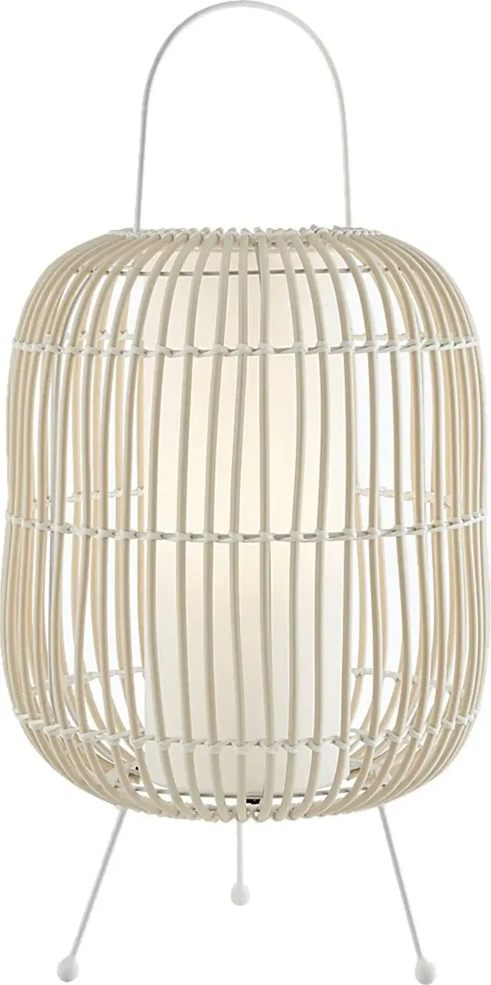 Bunyard Post White Outdoor Lamp