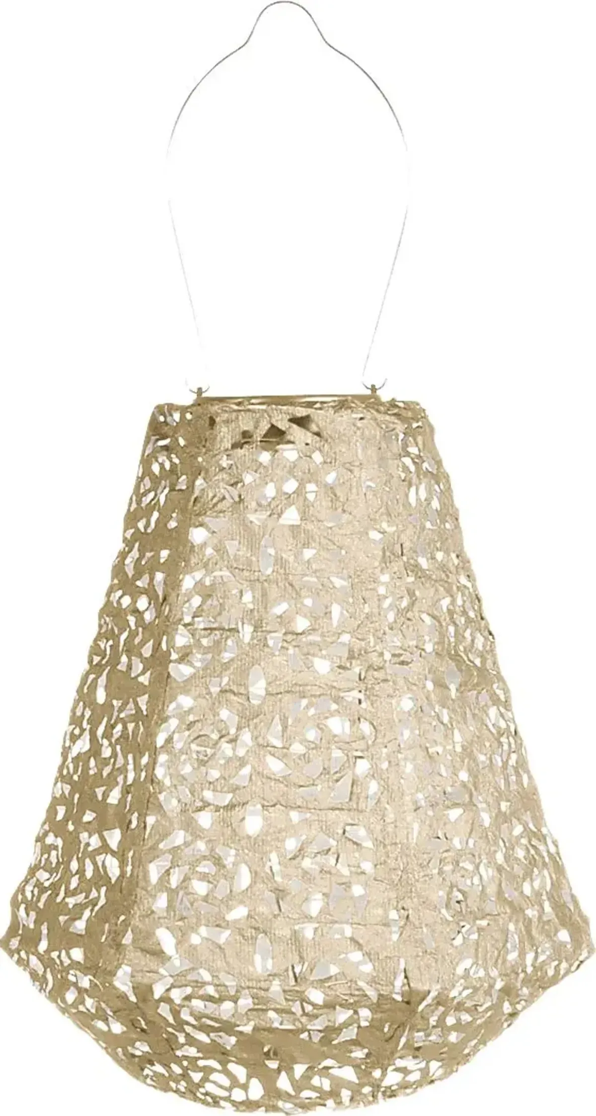 Rose Lace Pearl Outdoor Solar Lantern