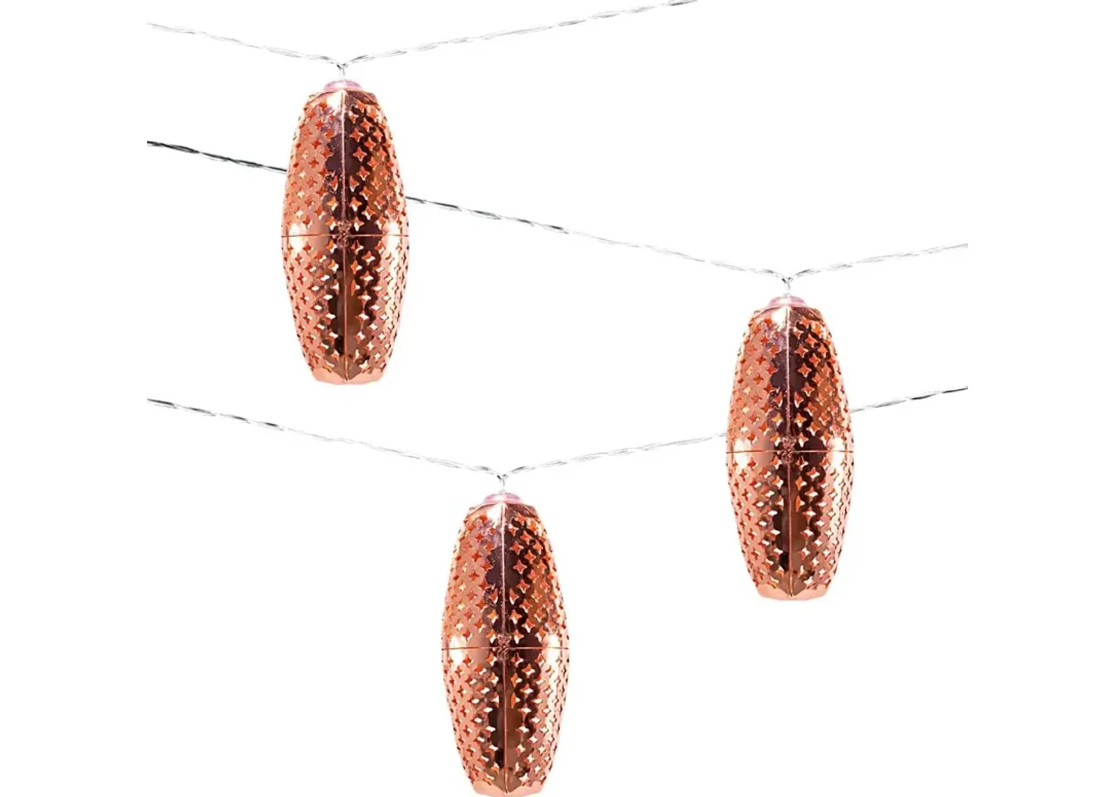 Starry Notes Copper Outdoor Solar String Lights