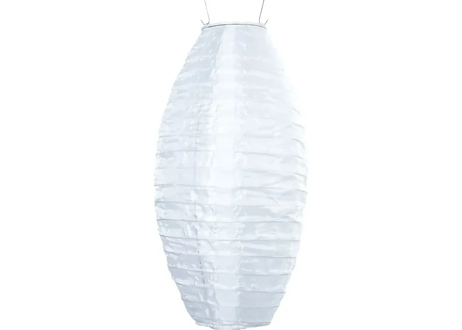 Clovedale White Outdoor Solar Lantern