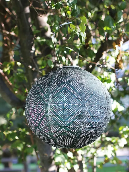 Aliana Ink Outdoor Solar Lantern
