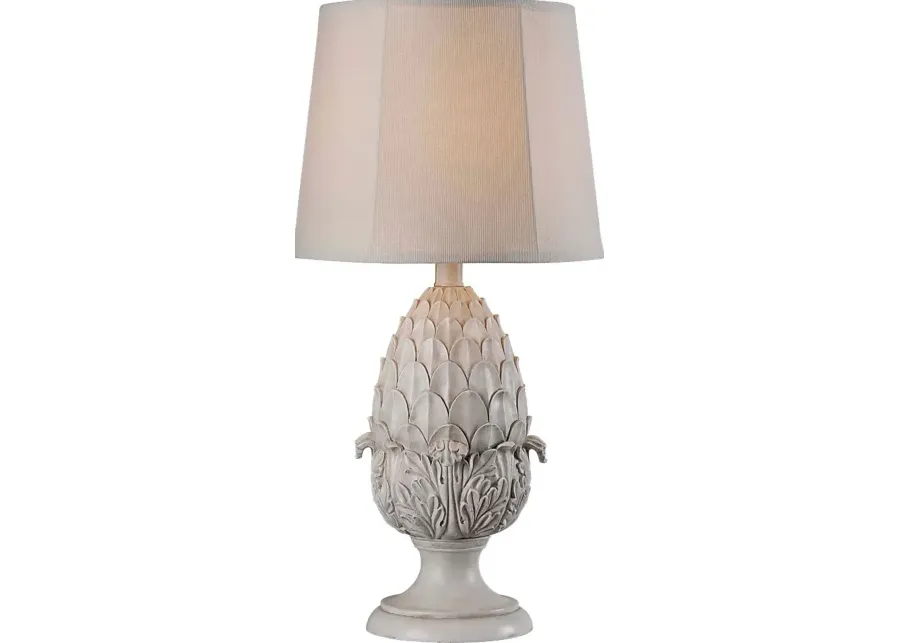 Hibriten White Outdoor Table Lamp