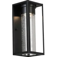 Placer Post Black Outdoor Sconce
