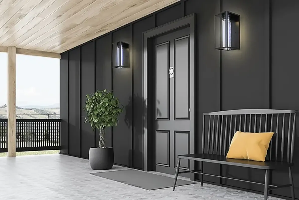 Placer Park Black Outdoor Sconce