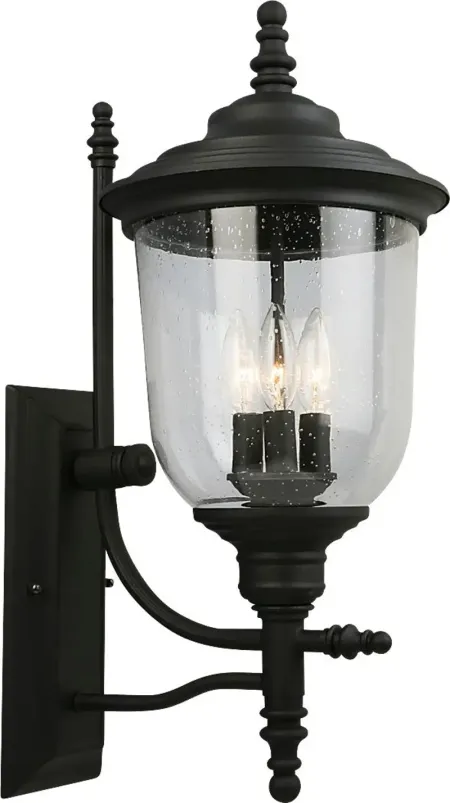 Terrell Road Black Outdoor Sconce