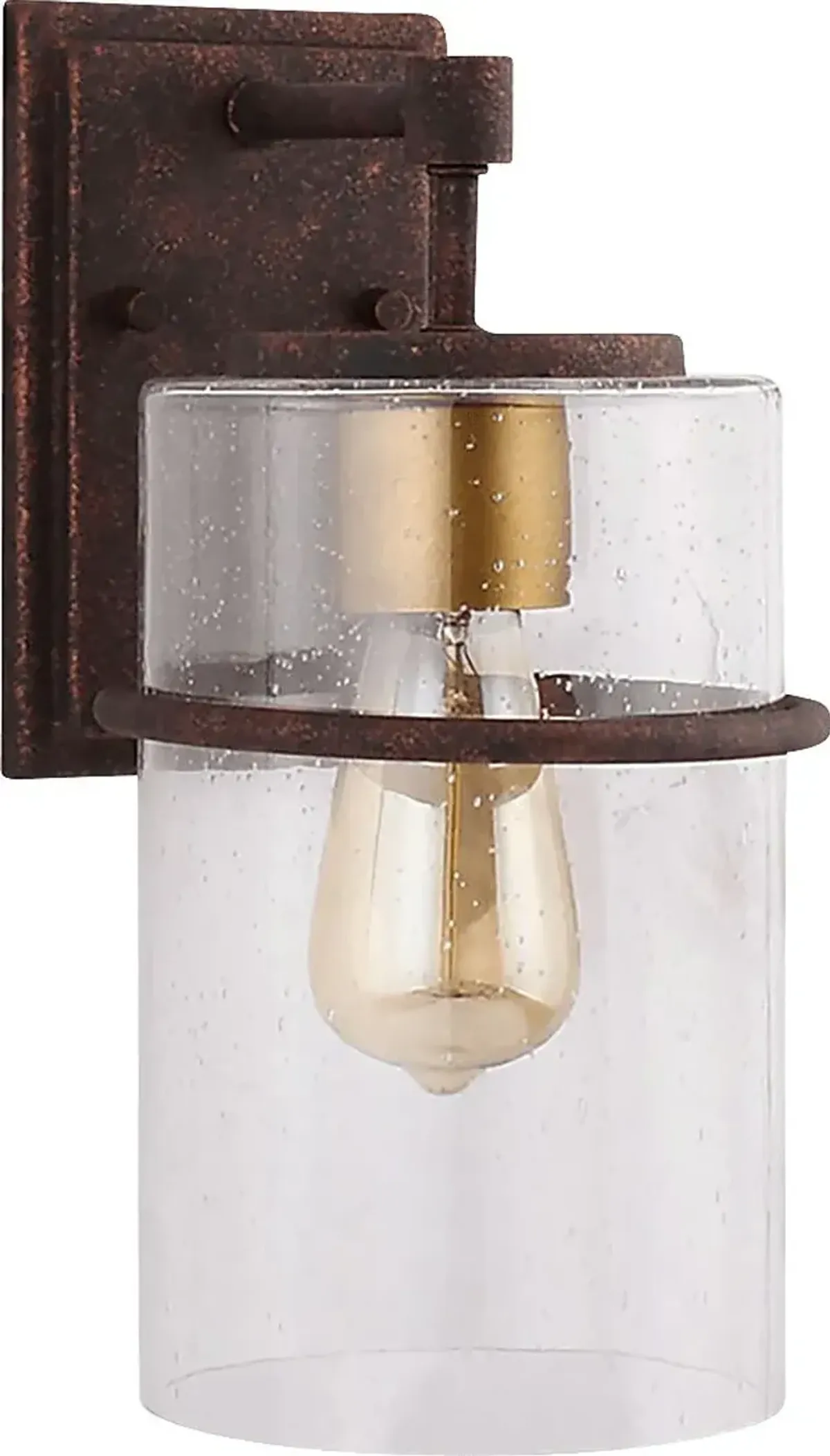 Kalmia View Brown Medium Outdoor Sconce