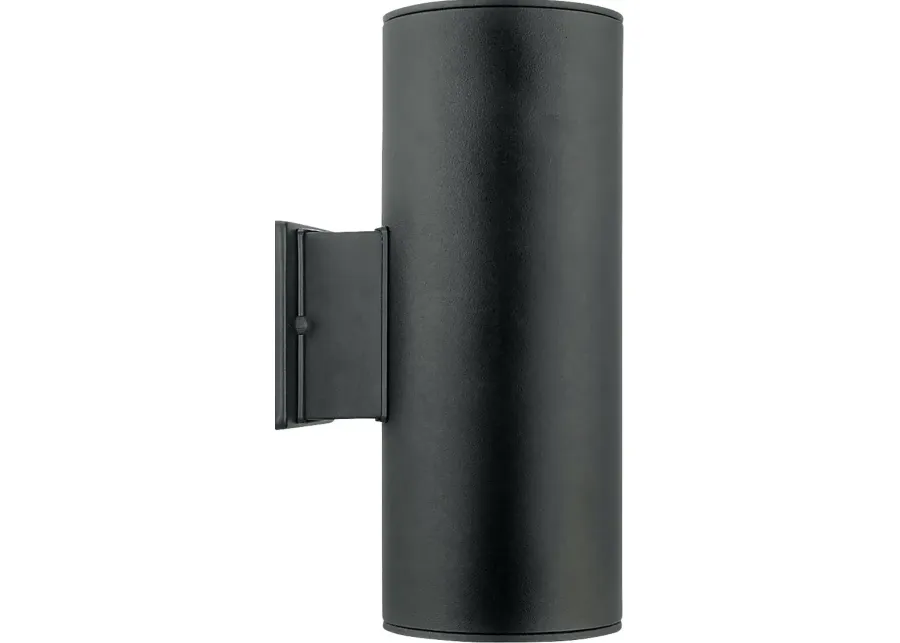 Forsgate Cave Black Outdoor Sconce