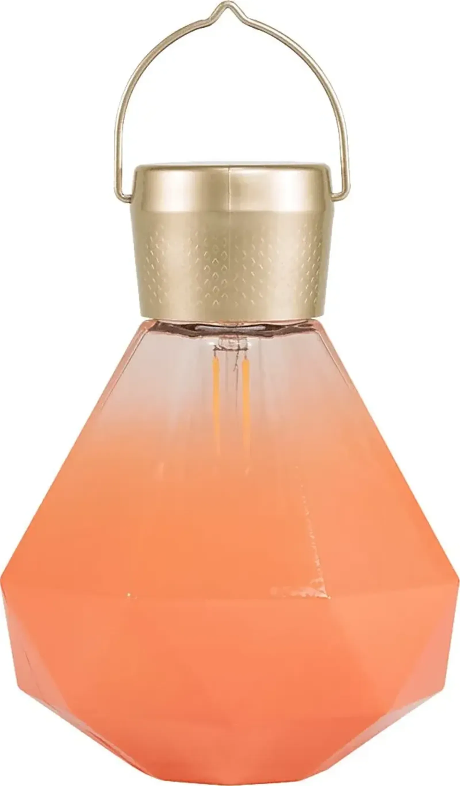 Yeser Cave Outdoor Coral Solar Lantern