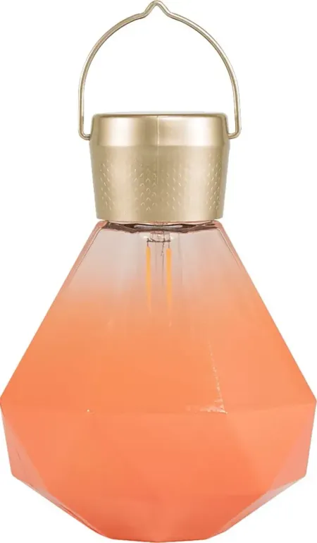 Yeser Cave Outdoor Coral Solar Lantern
