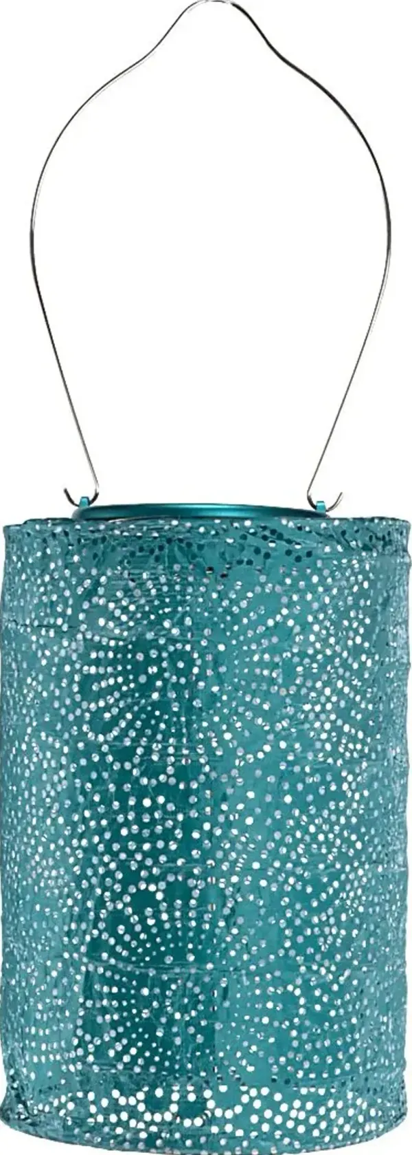 Bento Shade Outdoor Emerald Solar Lantern