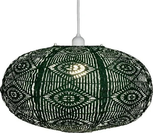 Orien Cave Outdoor Green Solar Lantern
