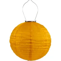 Vense Island Outdoor Yellow Solar Lantern