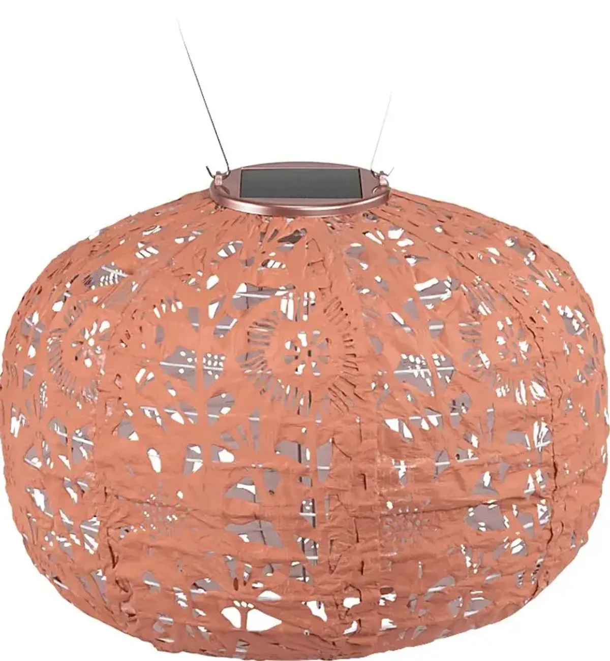 Irian Island Outdoor Clay Solar Lantern