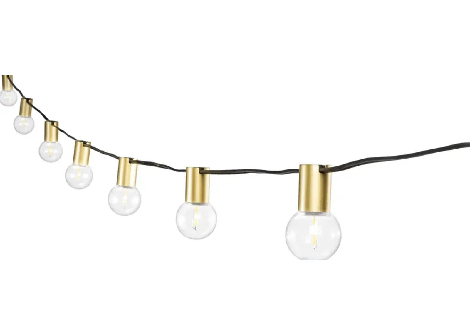 Quis Loop Outdoor Gold String Lights