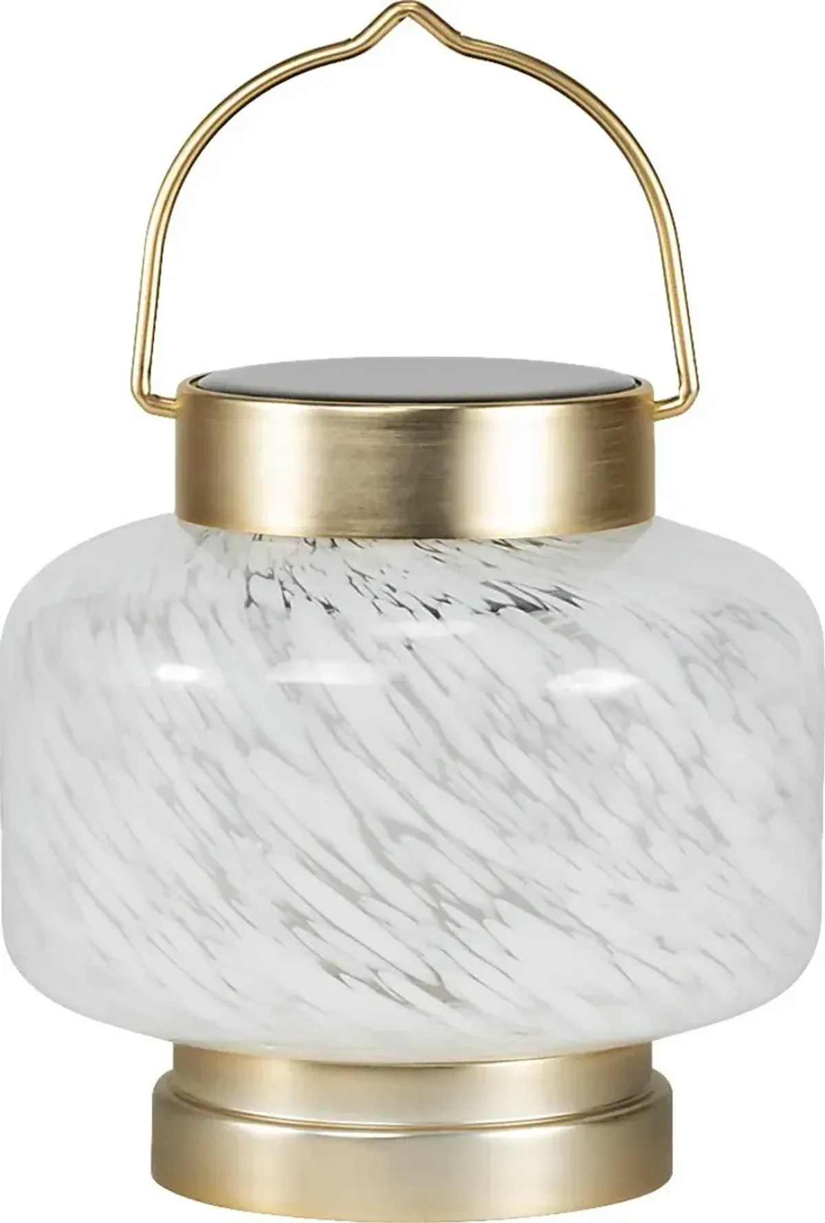 Smay Avenue Outdoor White Solar Lantern