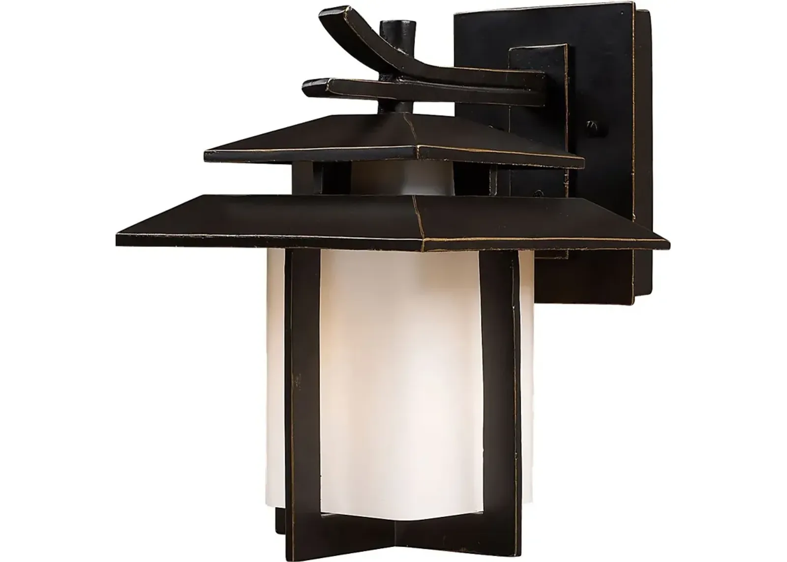 Lochaven Brown Outdoor Wall Sconce