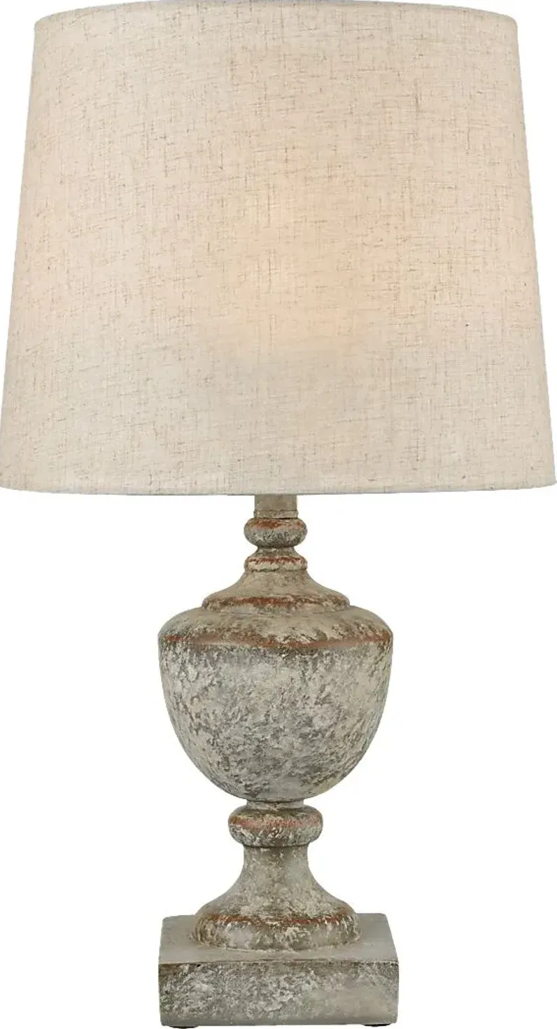 Jonquil Edge Gray Outdoor Lamp