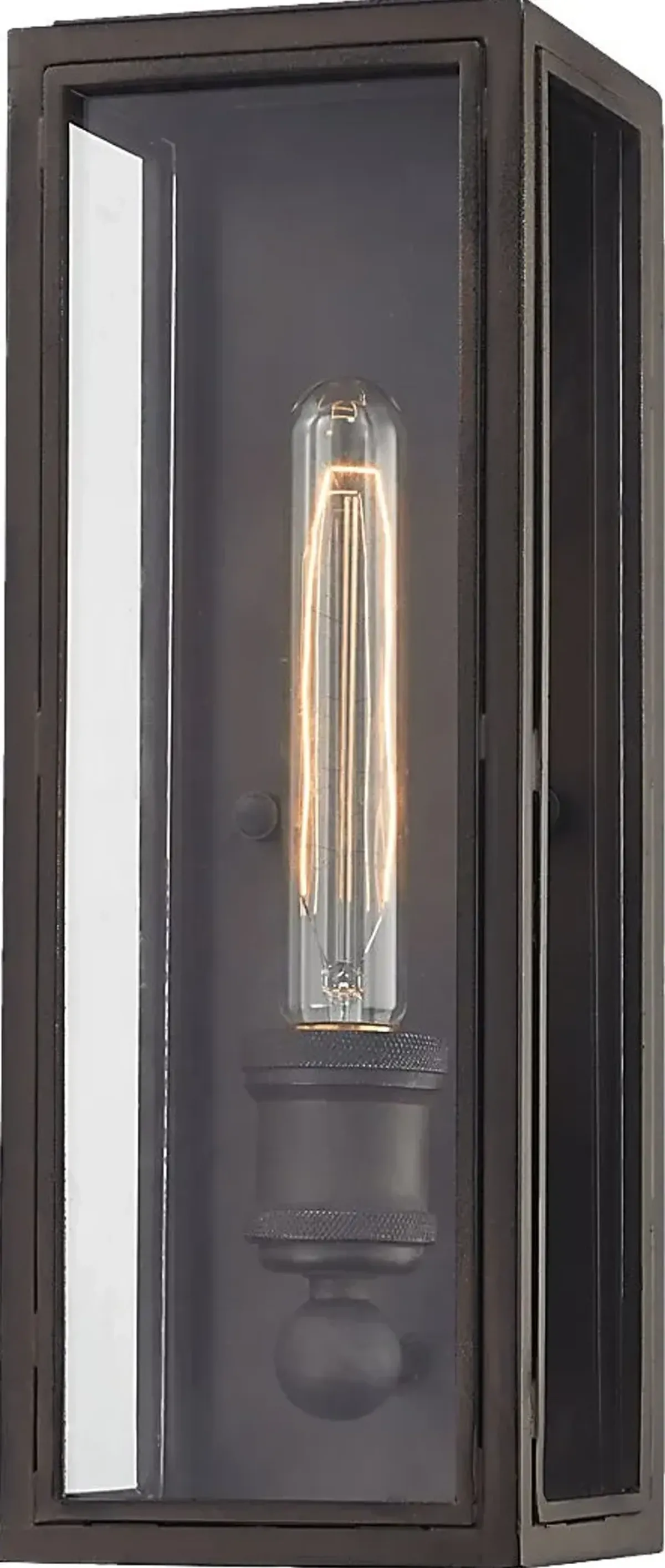 Montana Hollow Black Outdoor Sconce