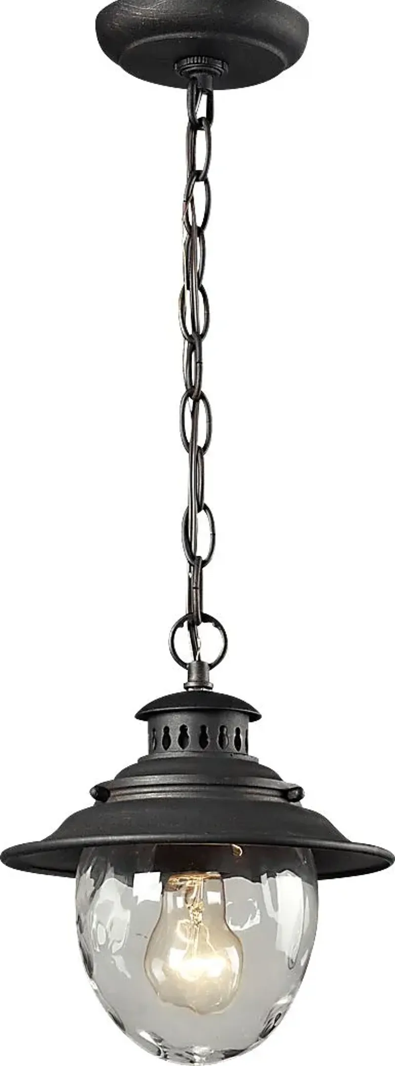 Gallsberry Black Outdoor Chandelier