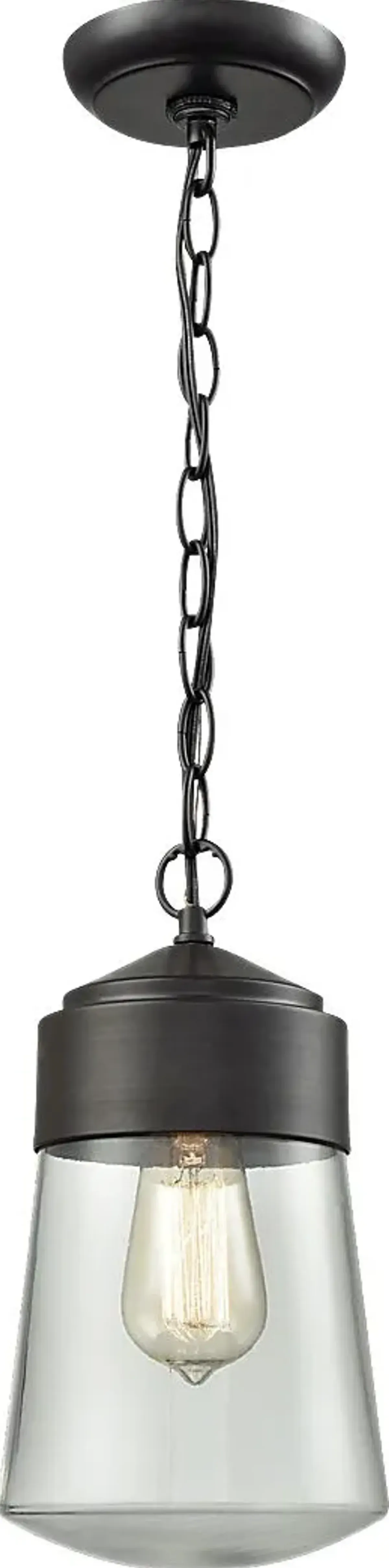 Bearkling Black Outdoor Chandelier