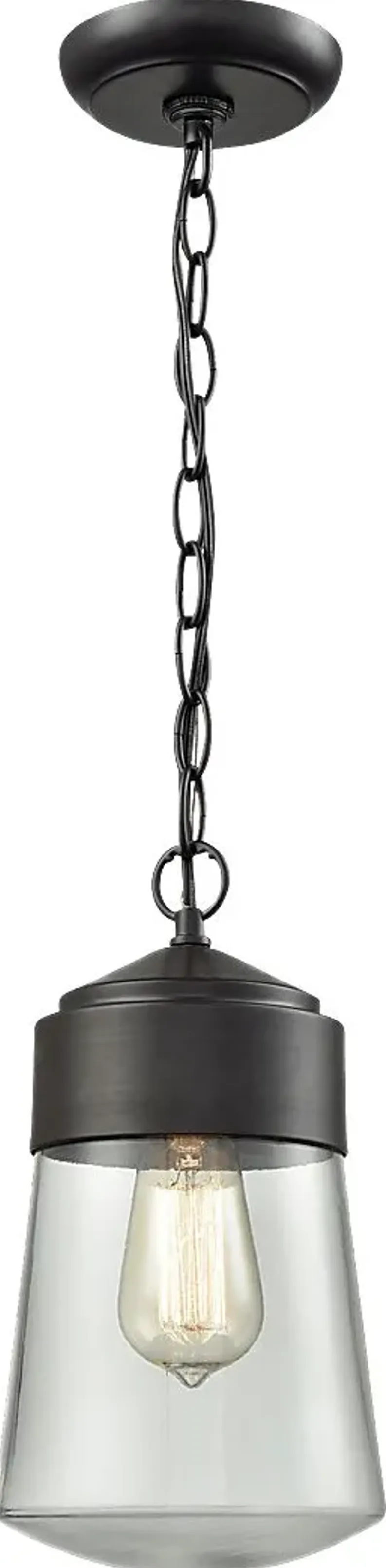 Bearkling Black Outdoor Chandelier