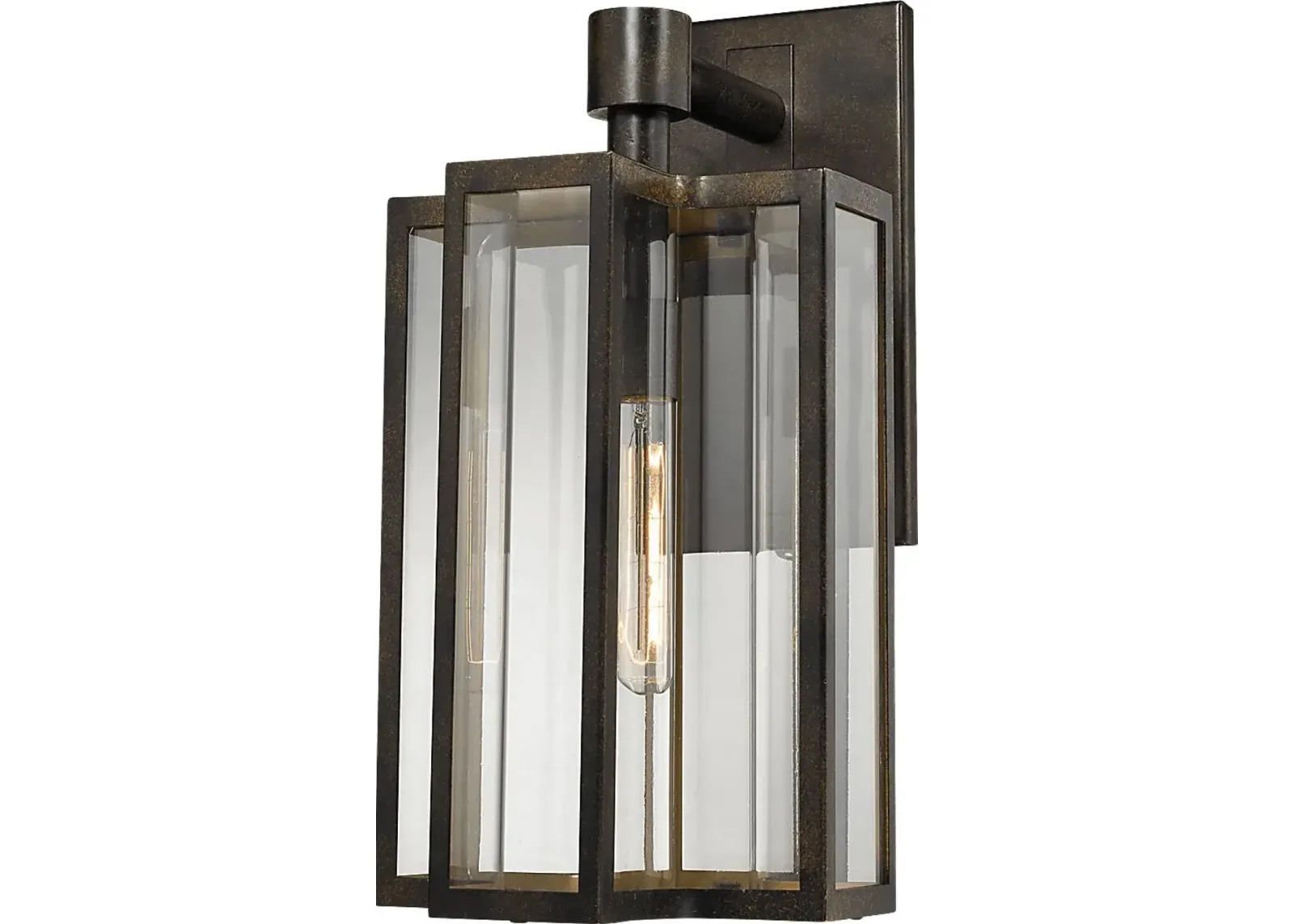 Allenwood Brown Large Outdoor Wall Sconce