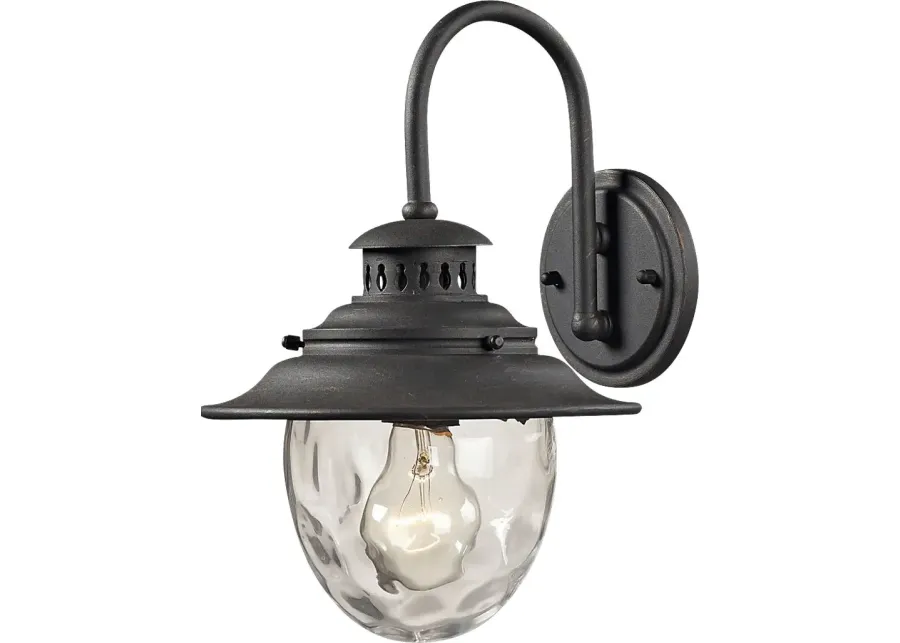 Harbor Cove Black Outdoor Wall Sconce