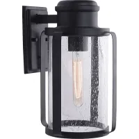 Lamarre Trail Black Large Outdoor Sconce