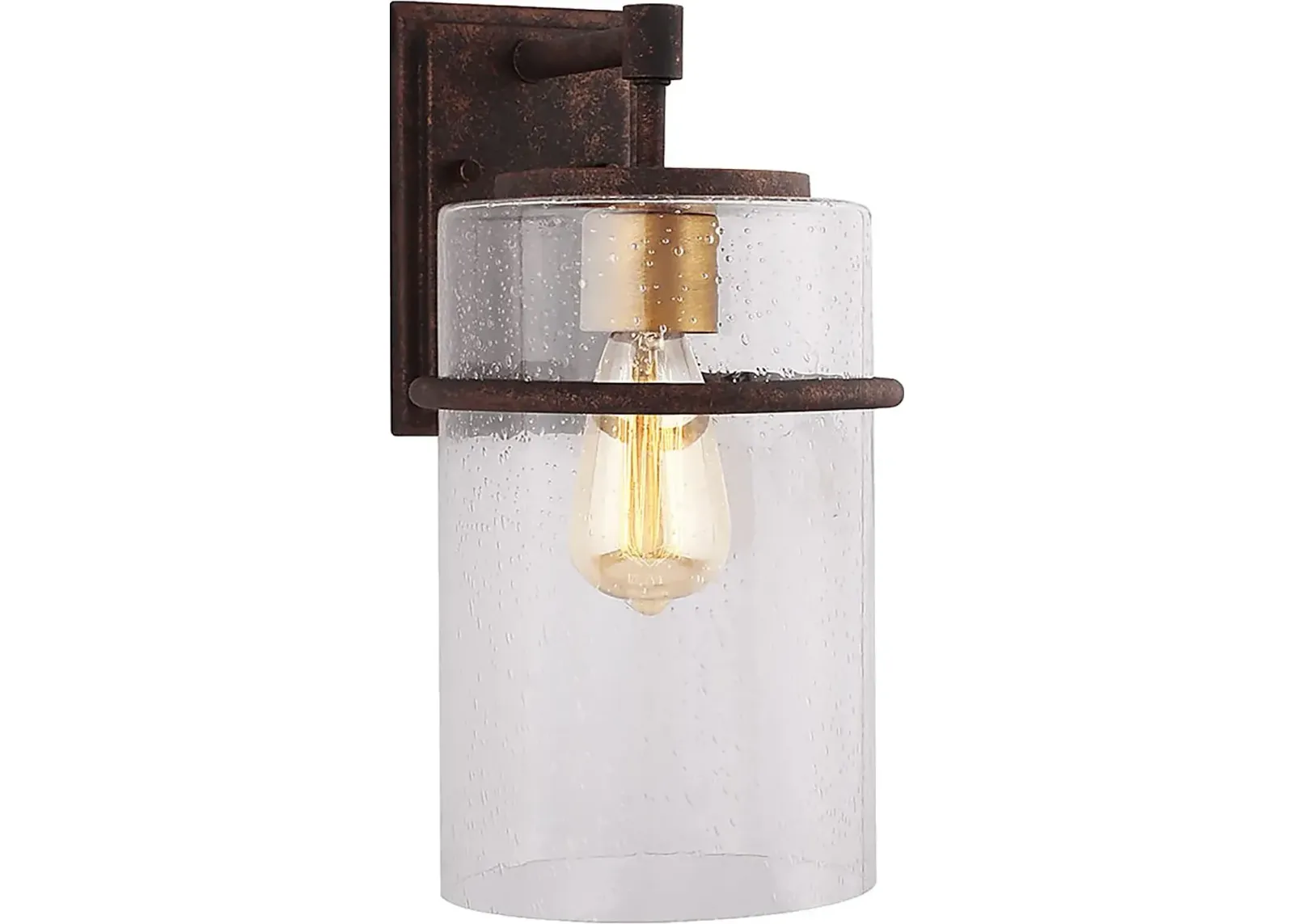 Kalmia View Brown Large Outdoor Sconce