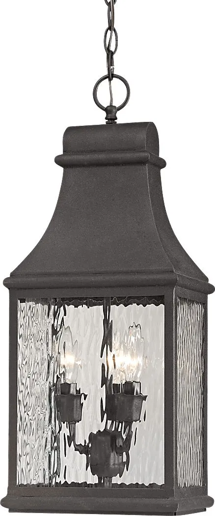 Birchley Gray Outdoor Chandelier