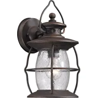 Fassit Black Outdoor Wall Sconce