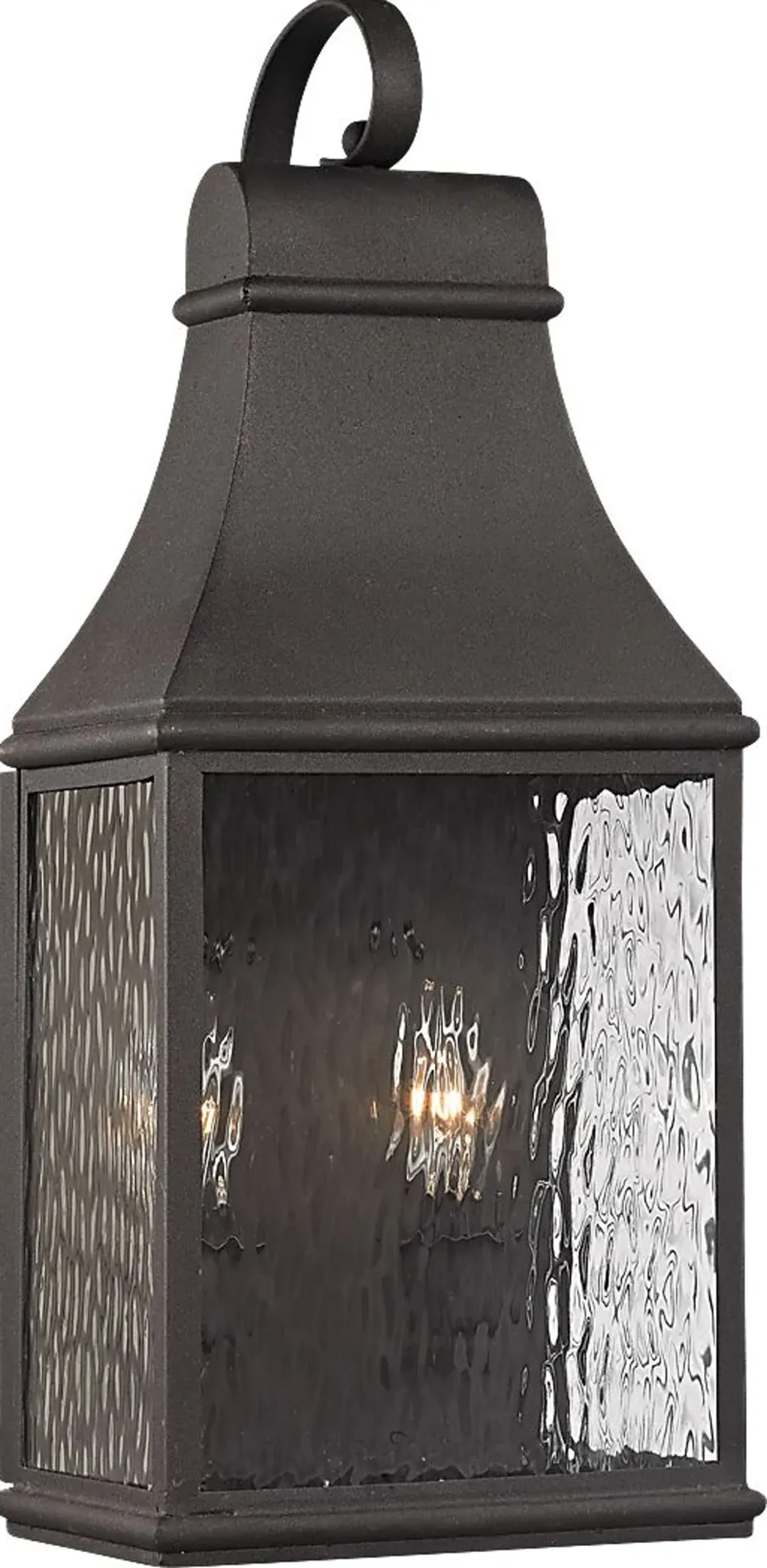 Lepley Gray Small Outdoor Wall Sconce