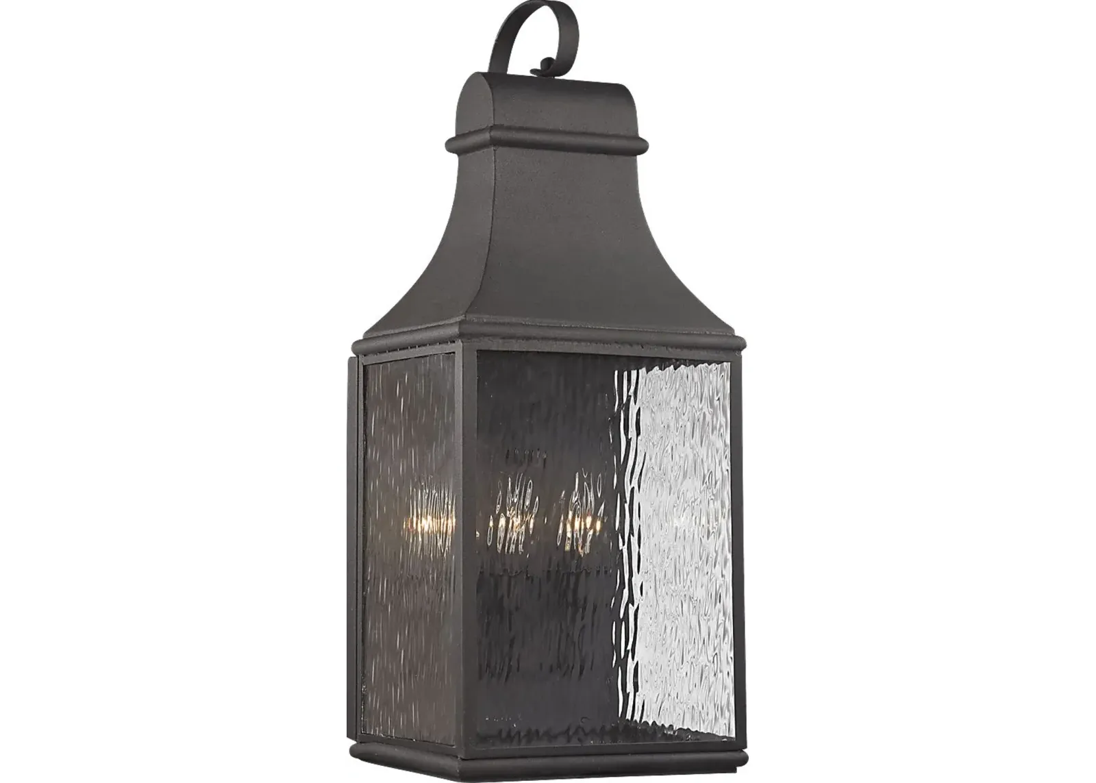 Lepley Gray Large Outdoor Wall Sconce