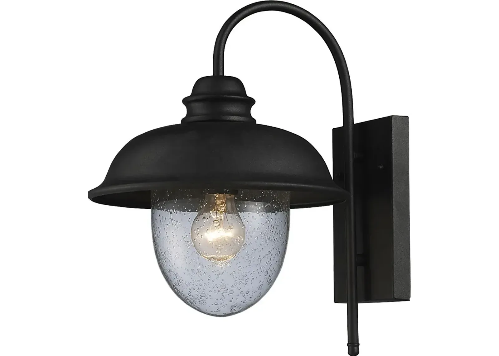 Enston Black Outdoor Wall Sconce