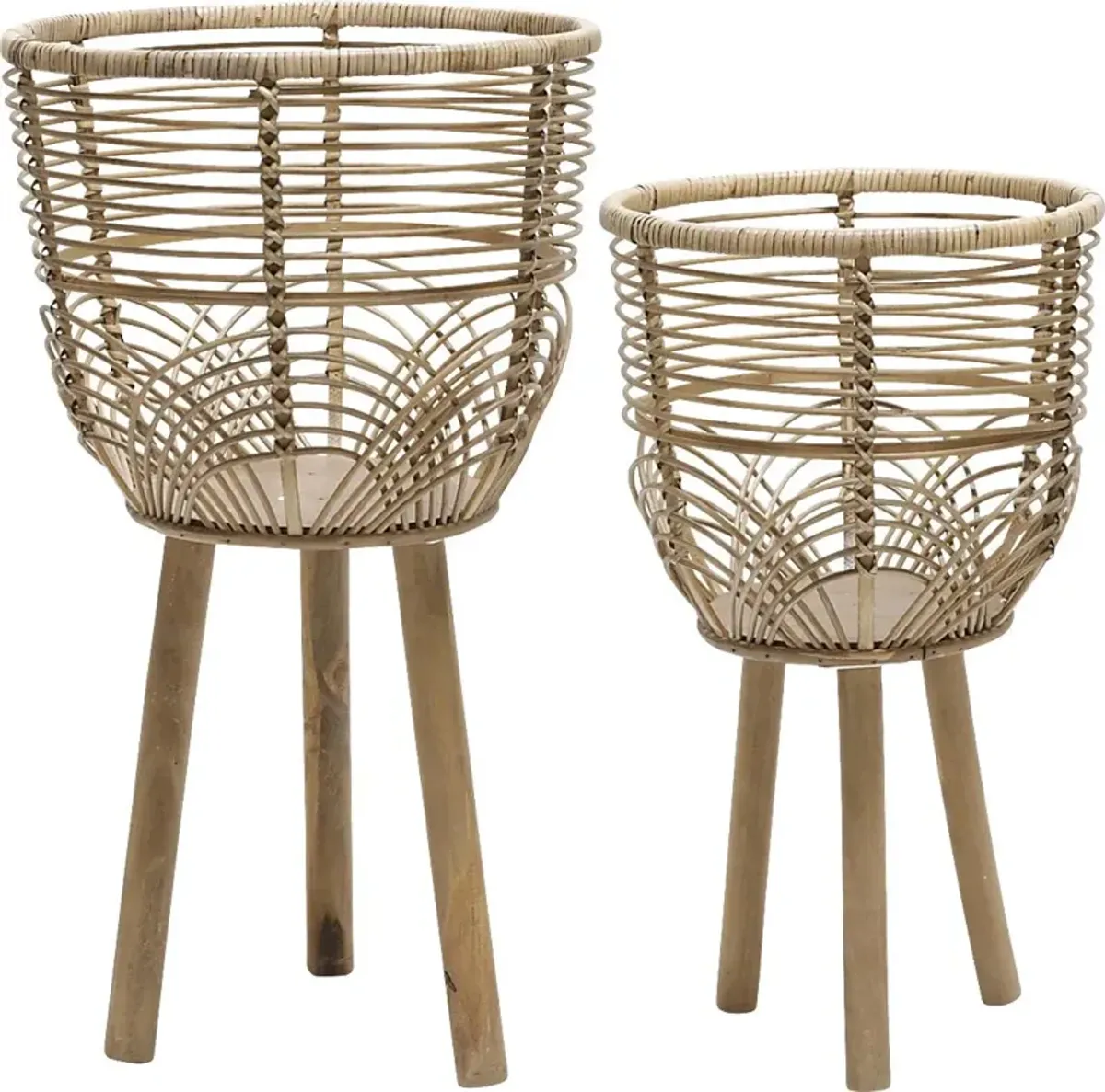 Dellcris Brown Planter, Set of 2