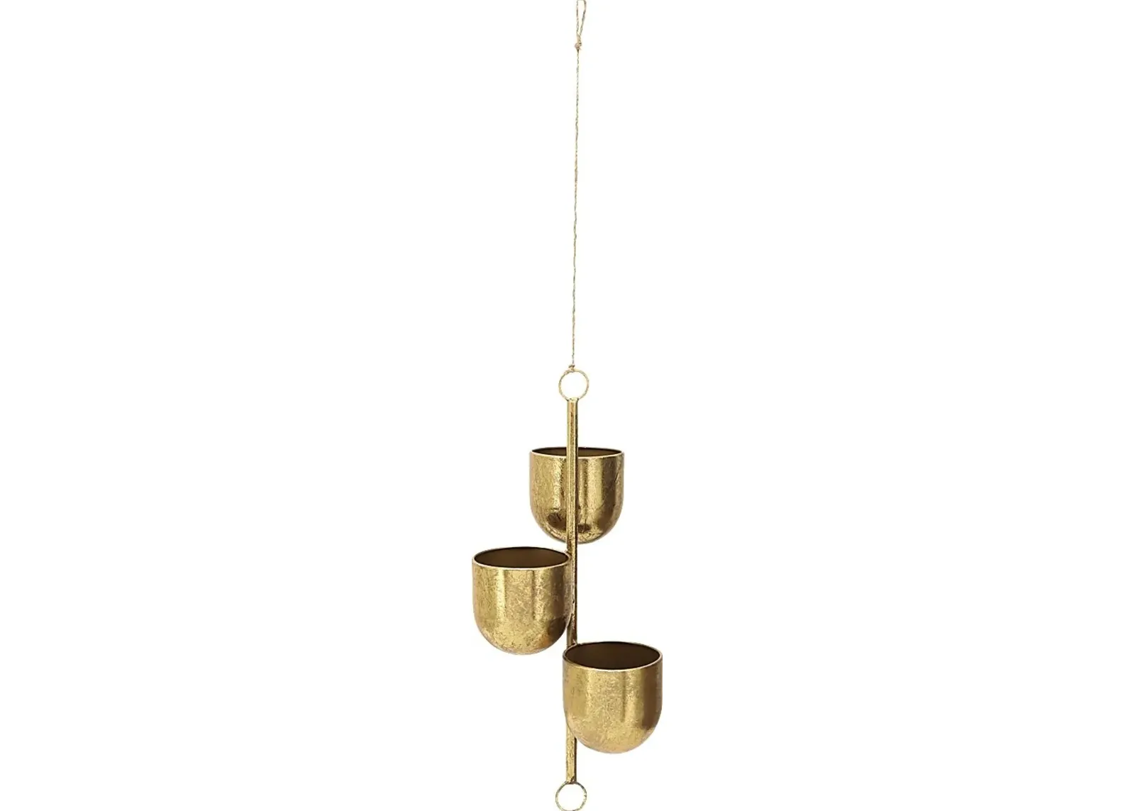 Croydone Gold Hanging Planter