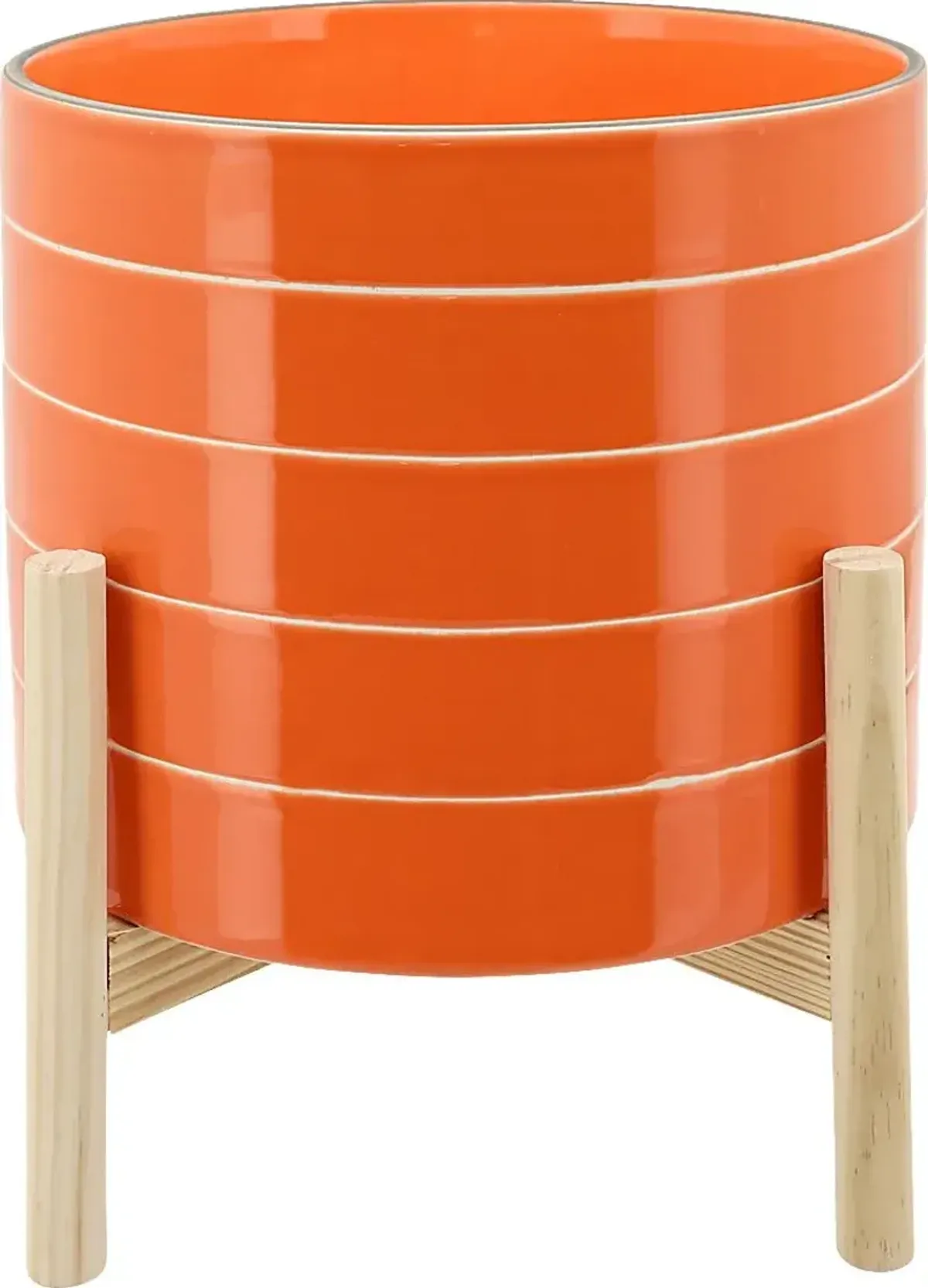 Caliborne Orange Planter