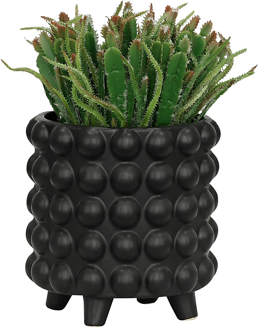 Chrystan Black Planter, Set of 2